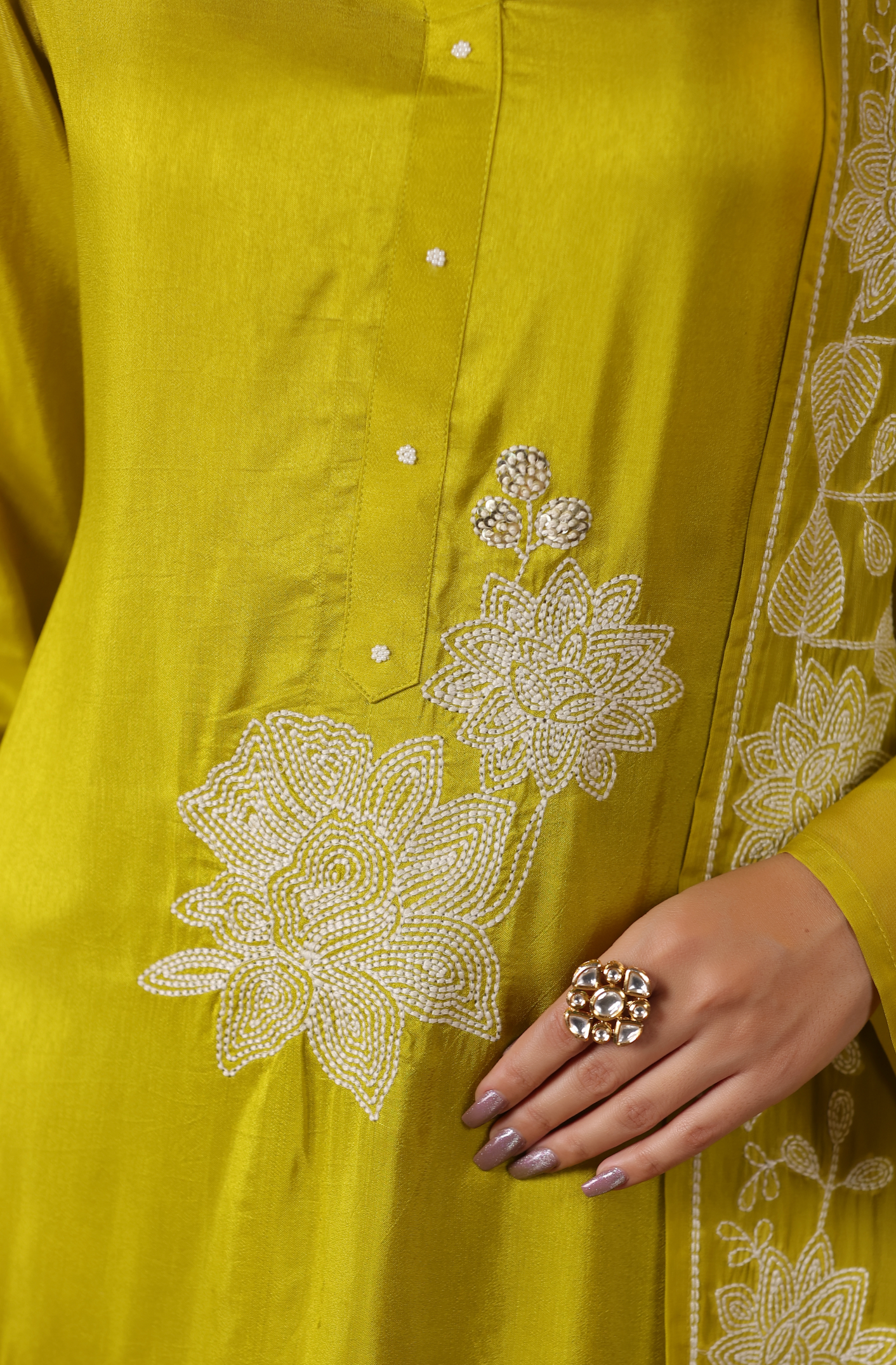 Luxury Mustard Suit set