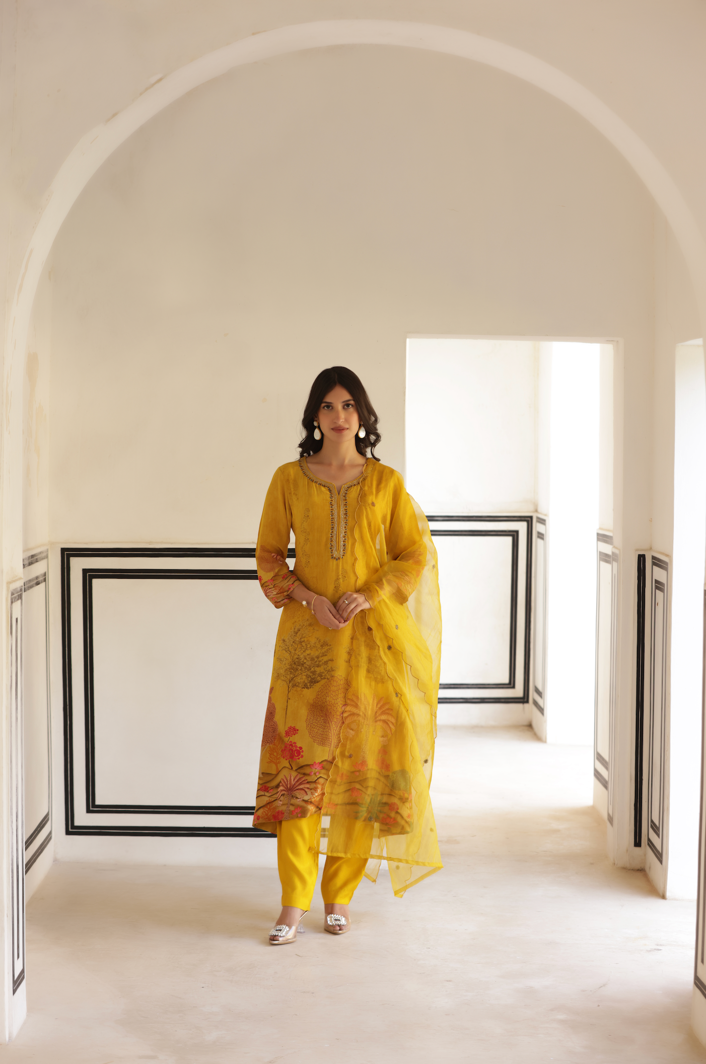 Lush Mustard Suit Set