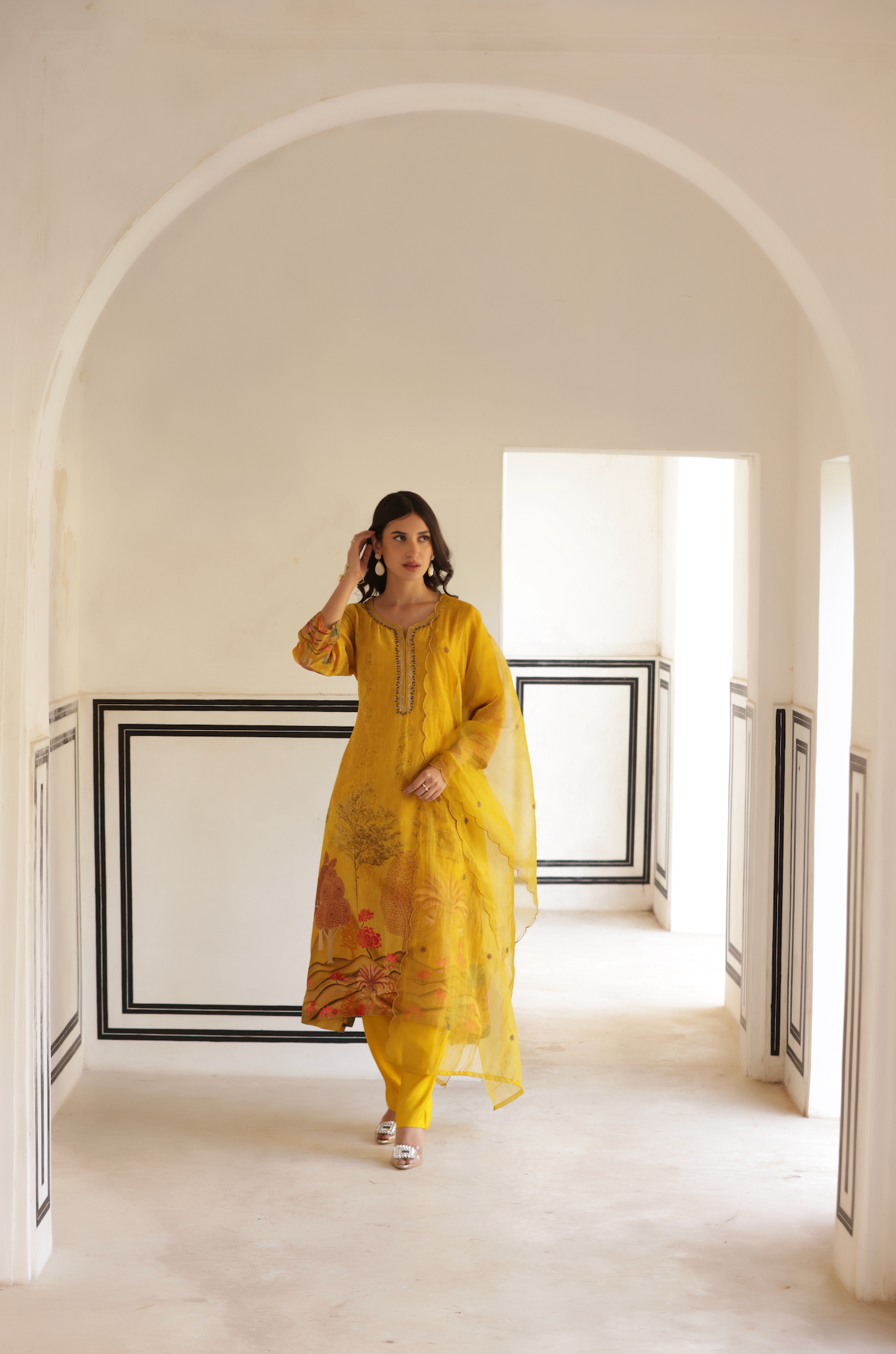 Lush Mustard Suit Set