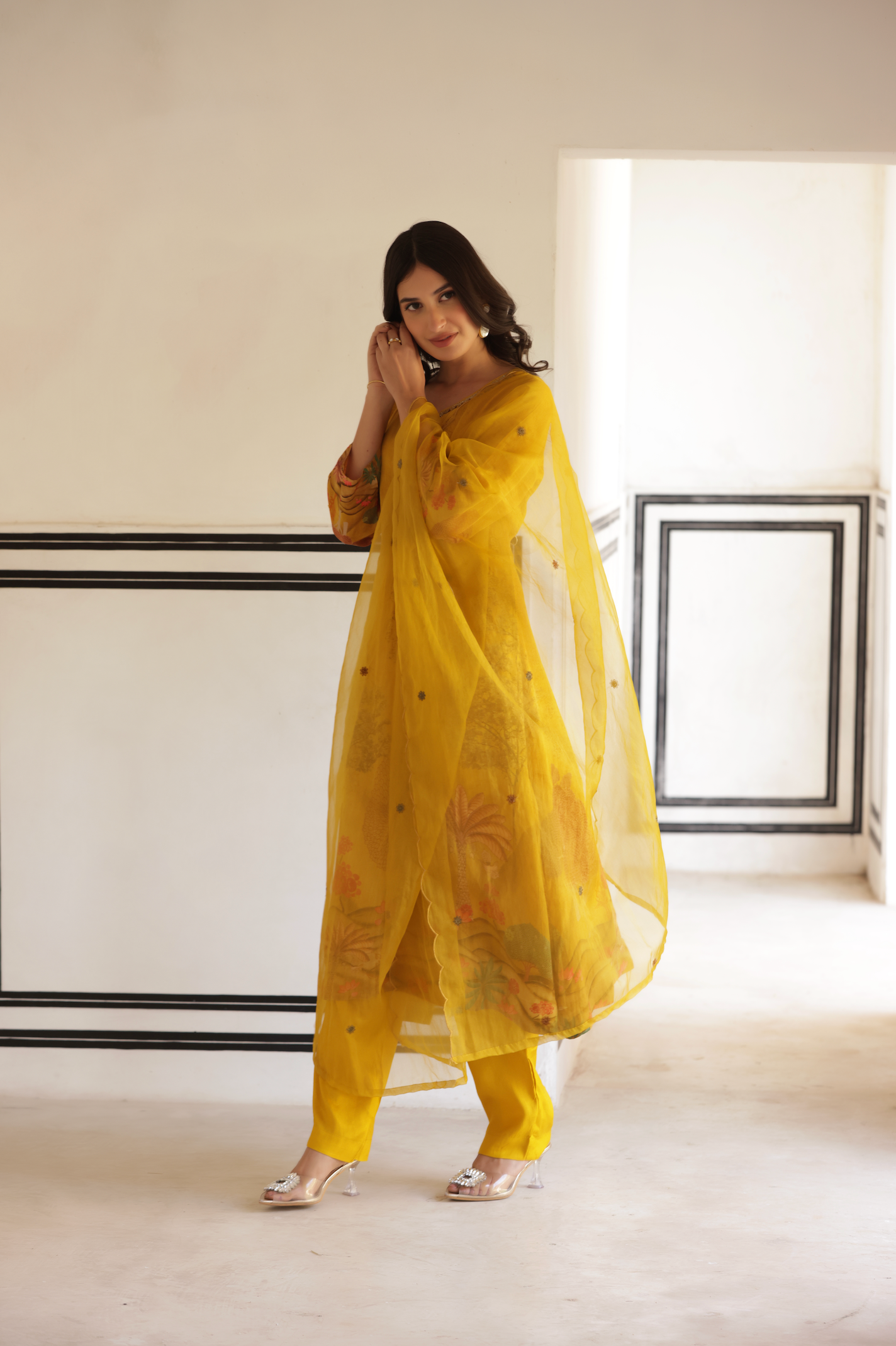 Lush Mustard Suit Set