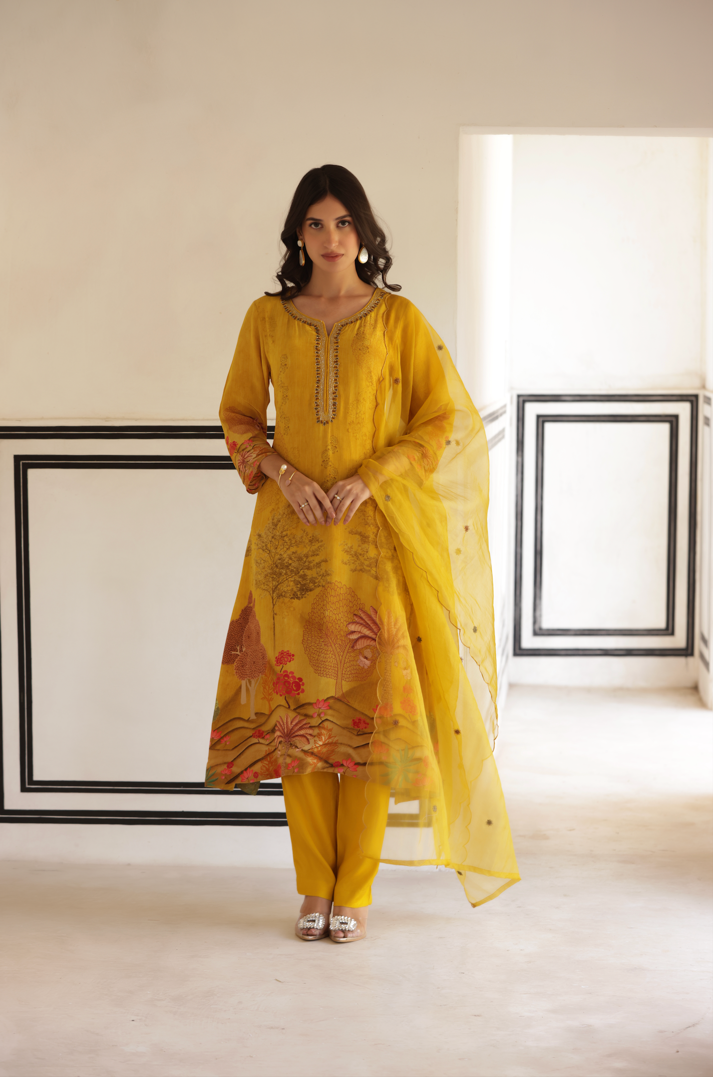 Lush Mustard Suit Set