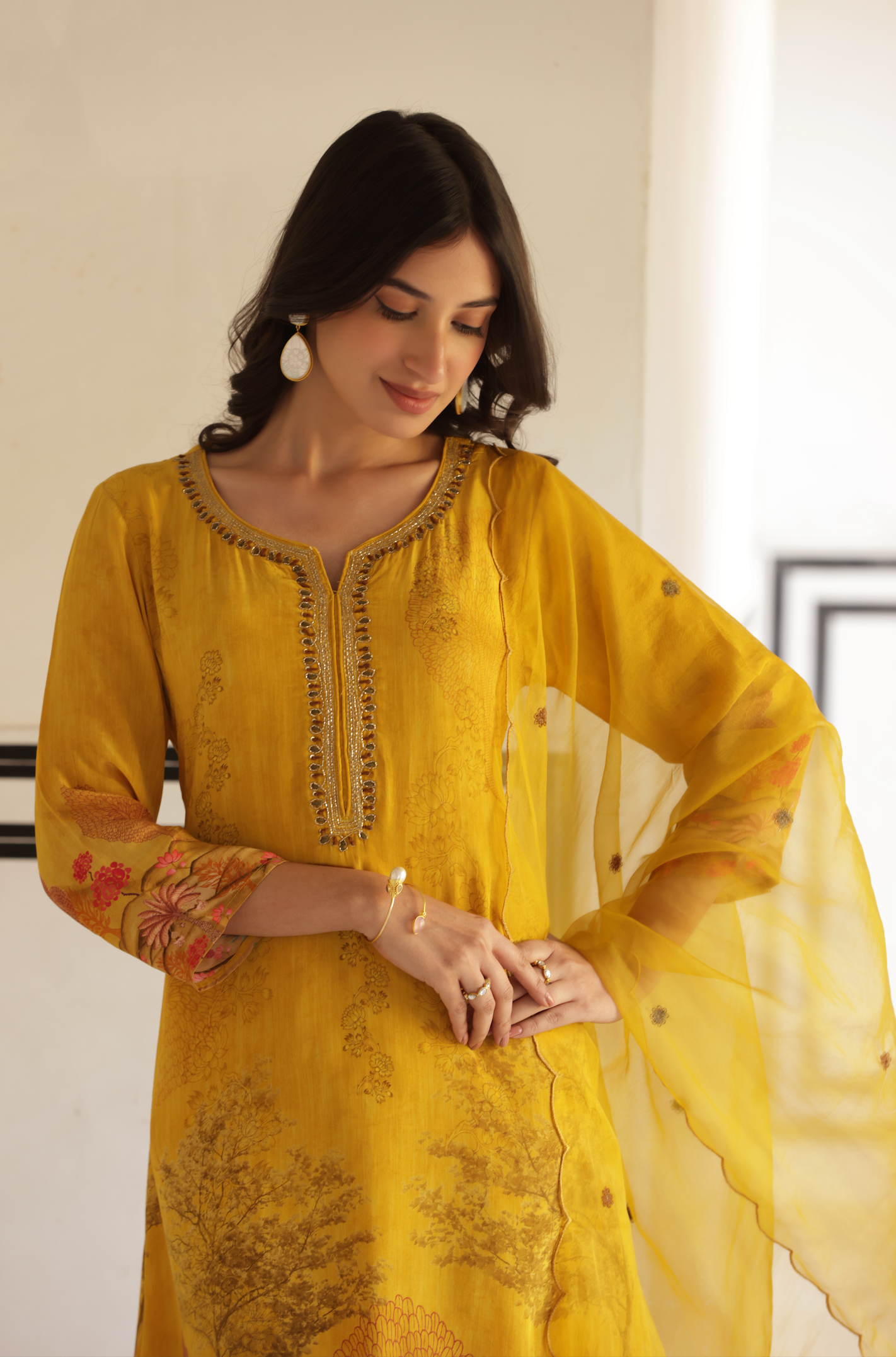 Lush Mustard Suit Set