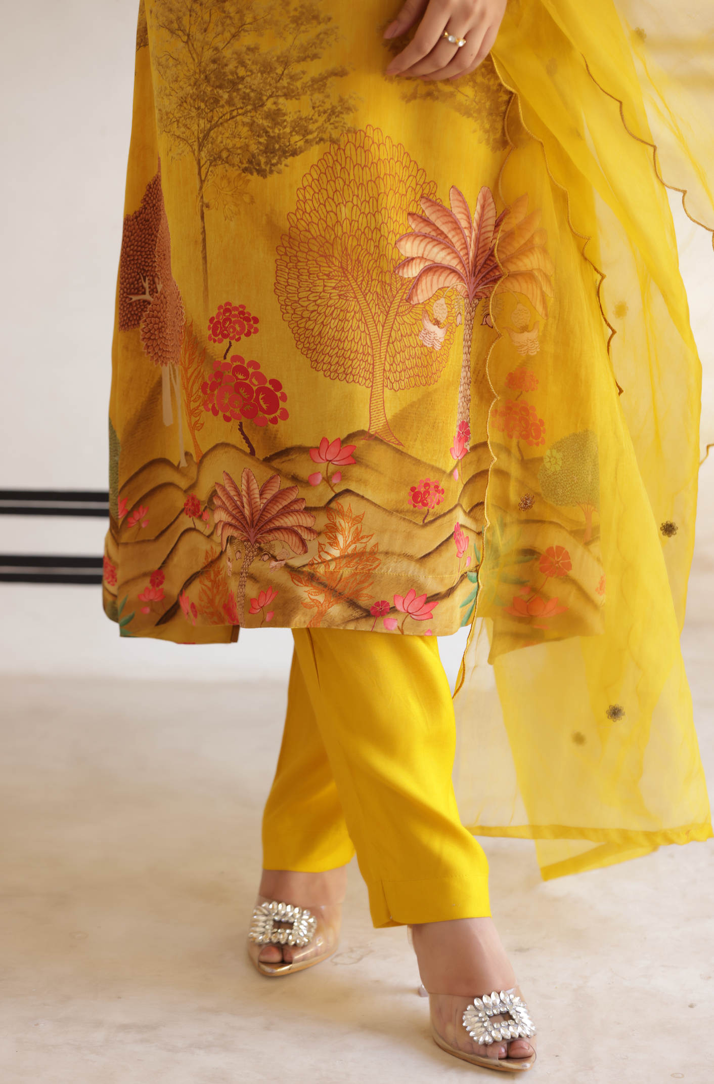 Lush Mustard Suit Set