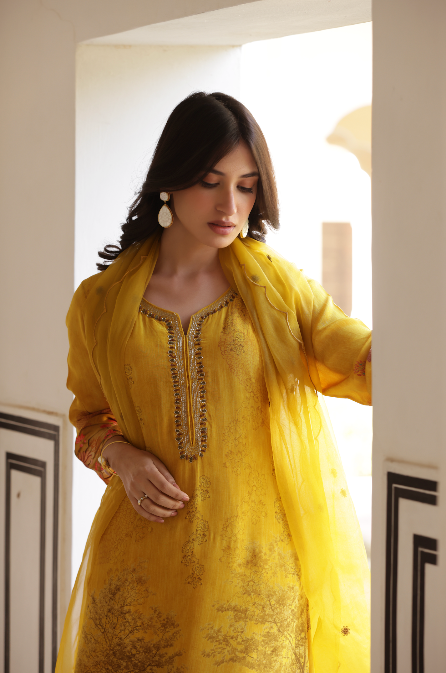 Lush Mustard Suit Set