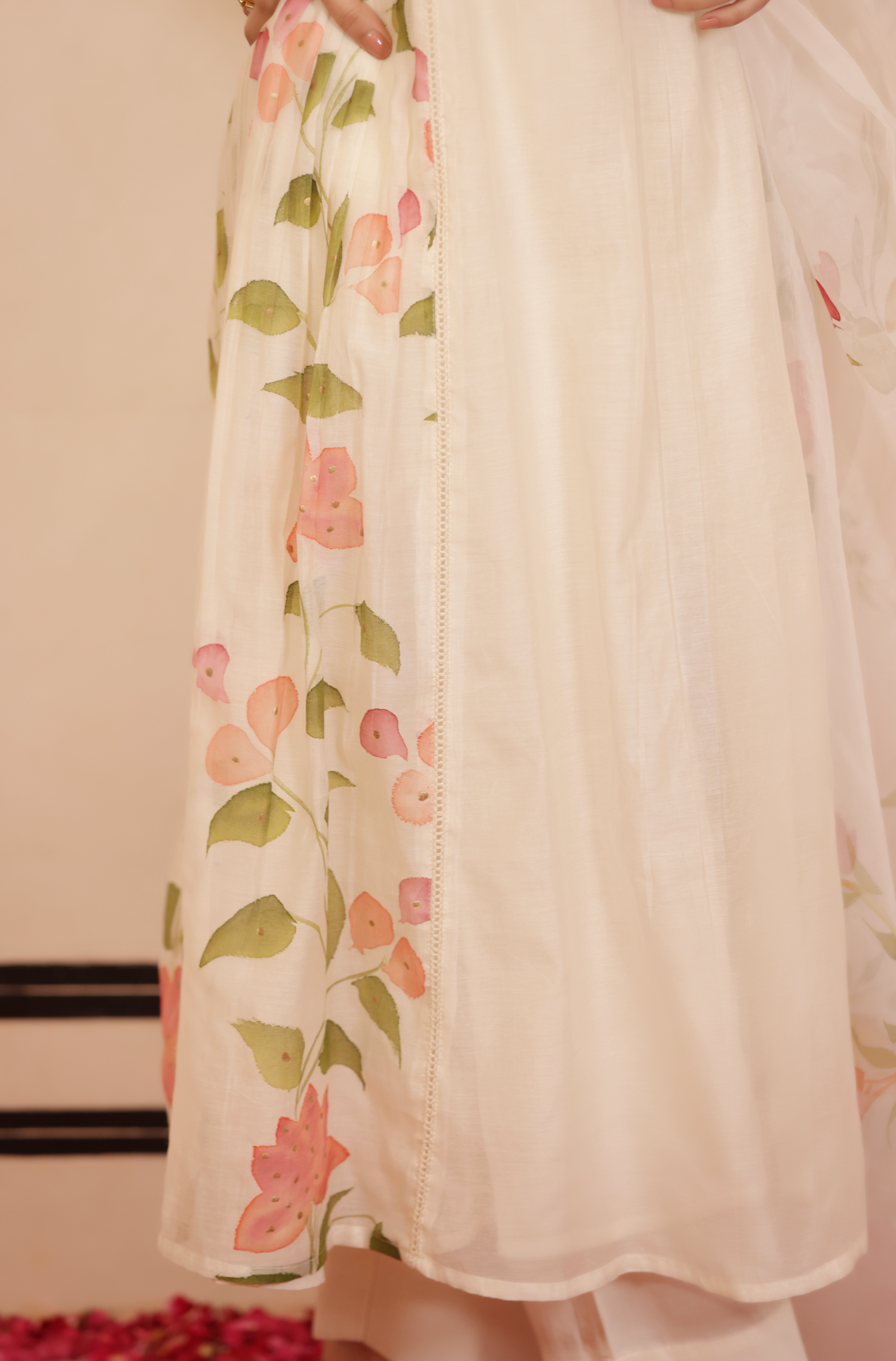 Ivory Grace Chanderi Suit Set