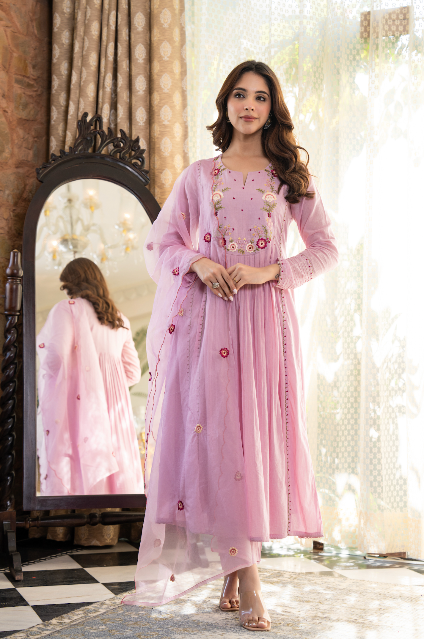 Rosy Bloom Suit Set