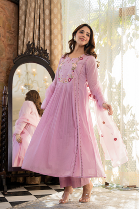 Rosy Bloom Suit Set