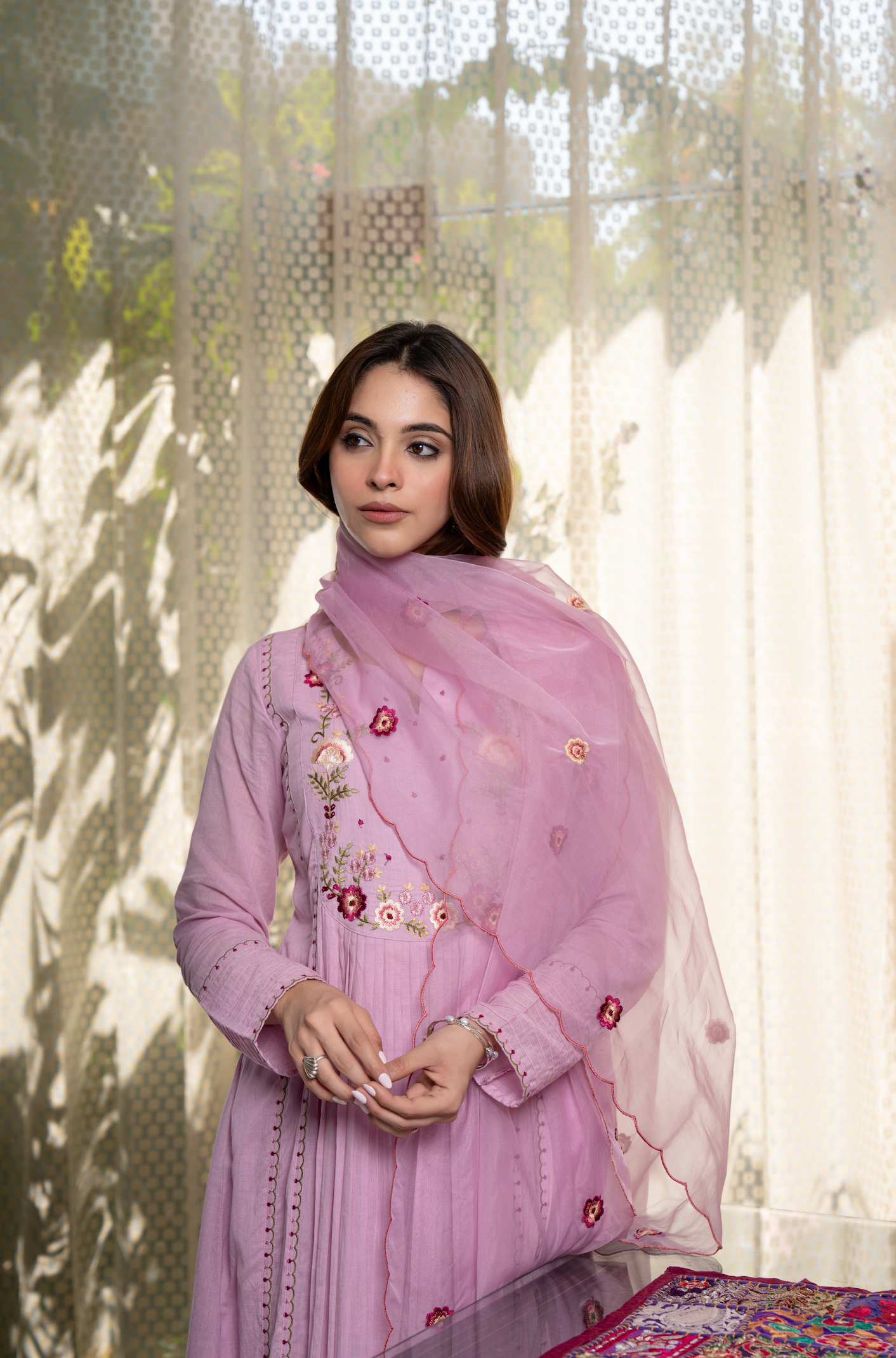 Rosy Bloom Suit Set