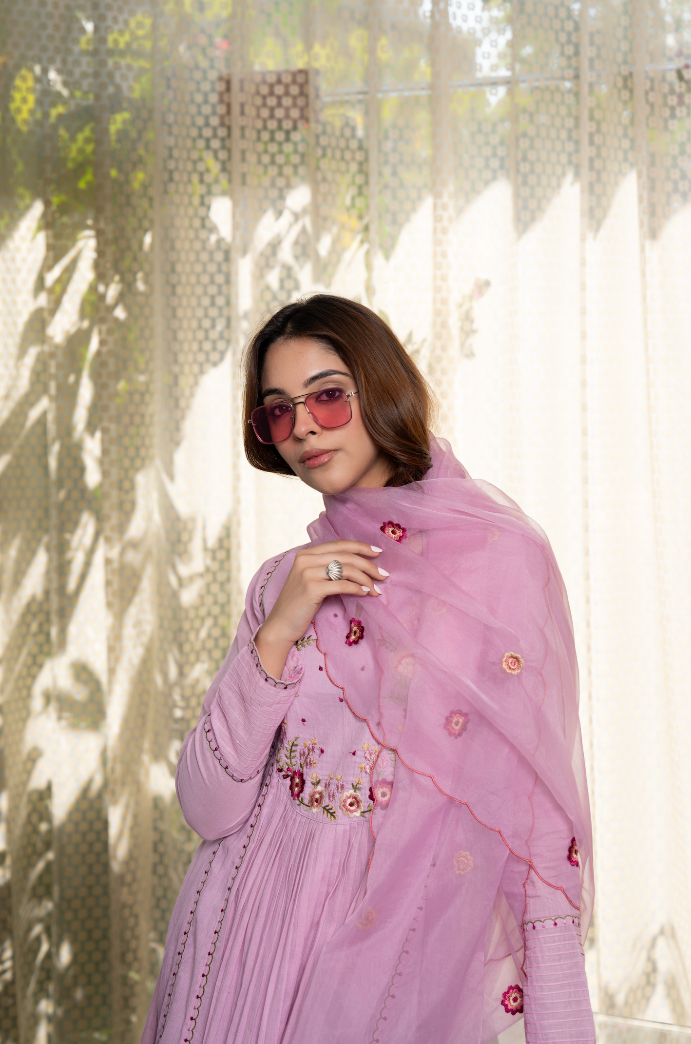 Rosy Bloom Suit Set