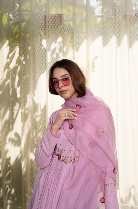 Rosy Bloom Suit Set