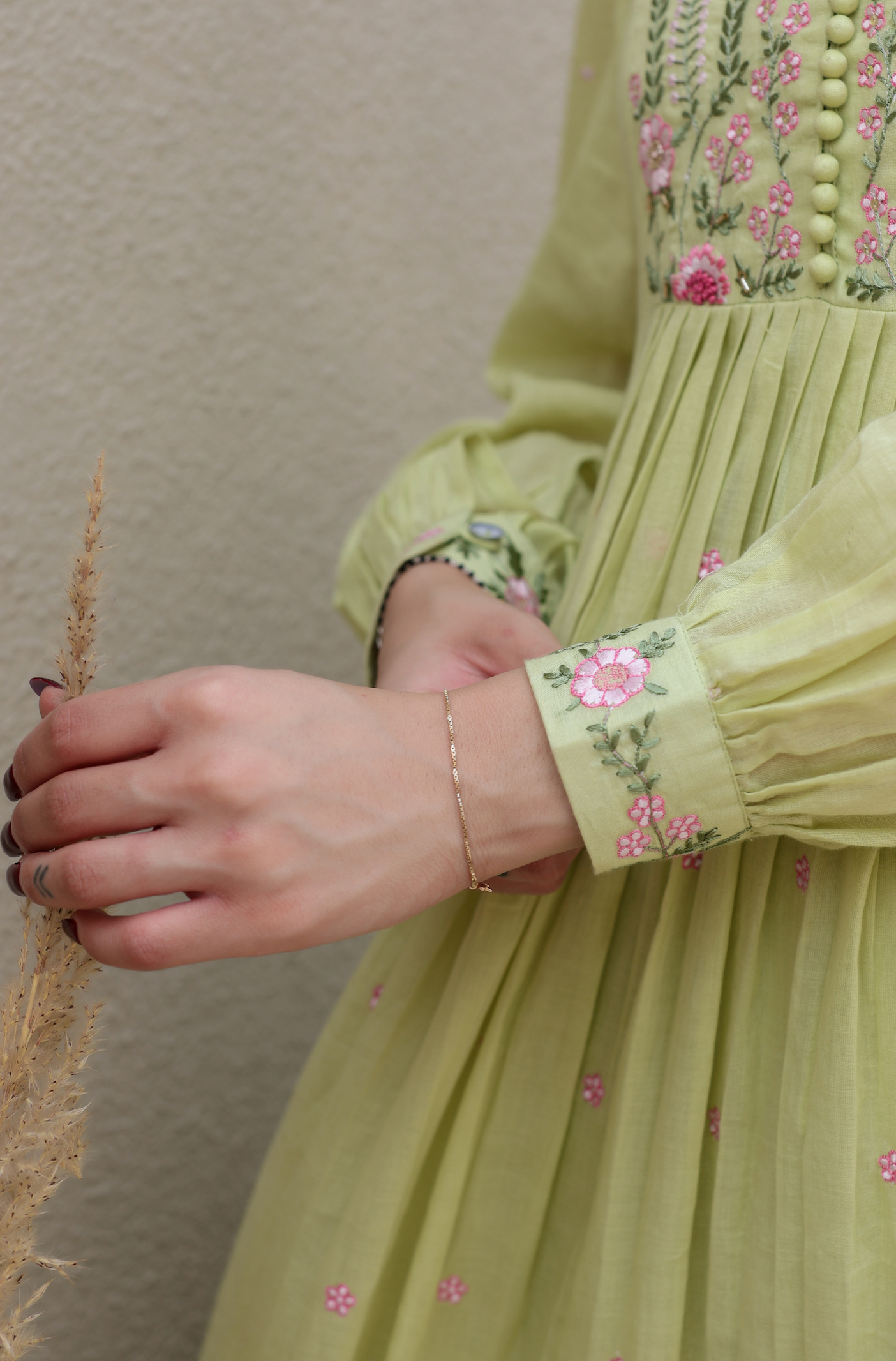 Pista Bloom Mulmul Suit Set