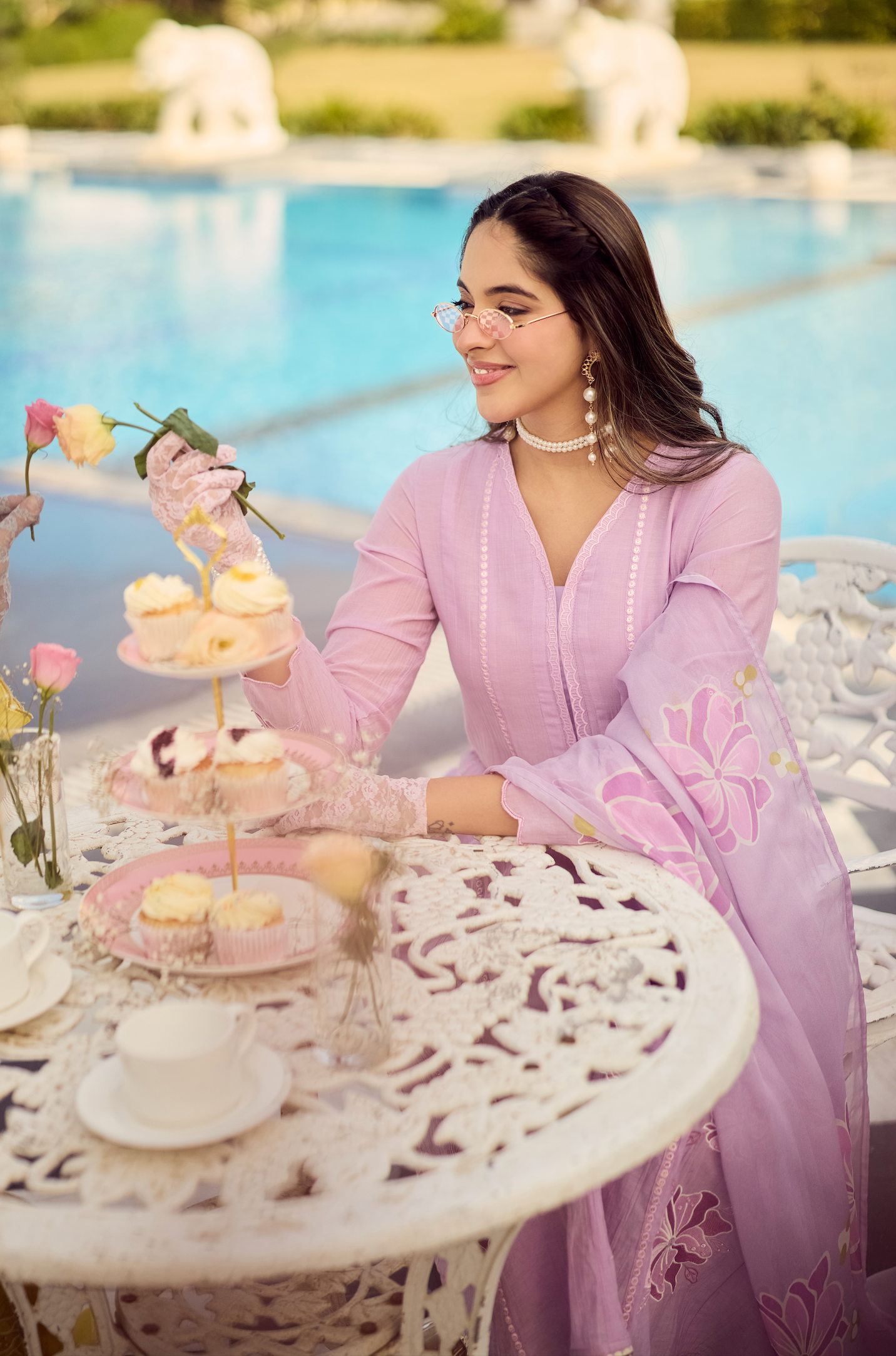 Lavender Bloom Suit Set