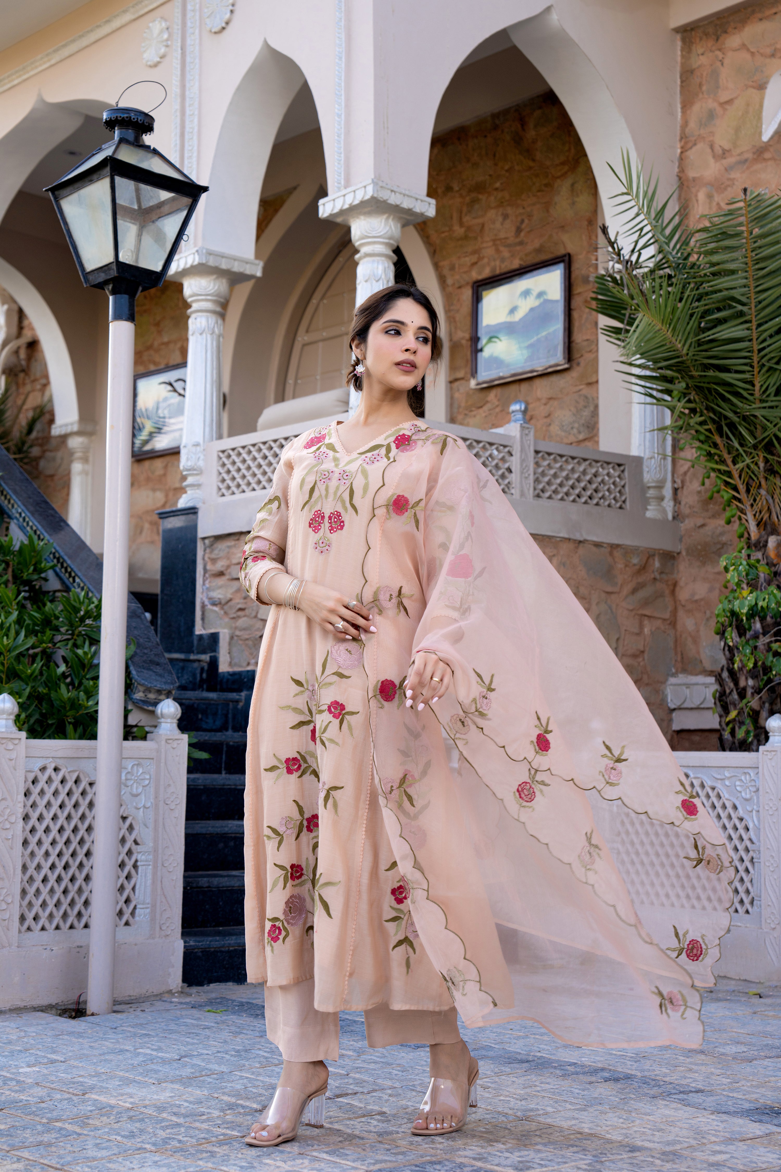 Rosabelle Chanderi Suit Set