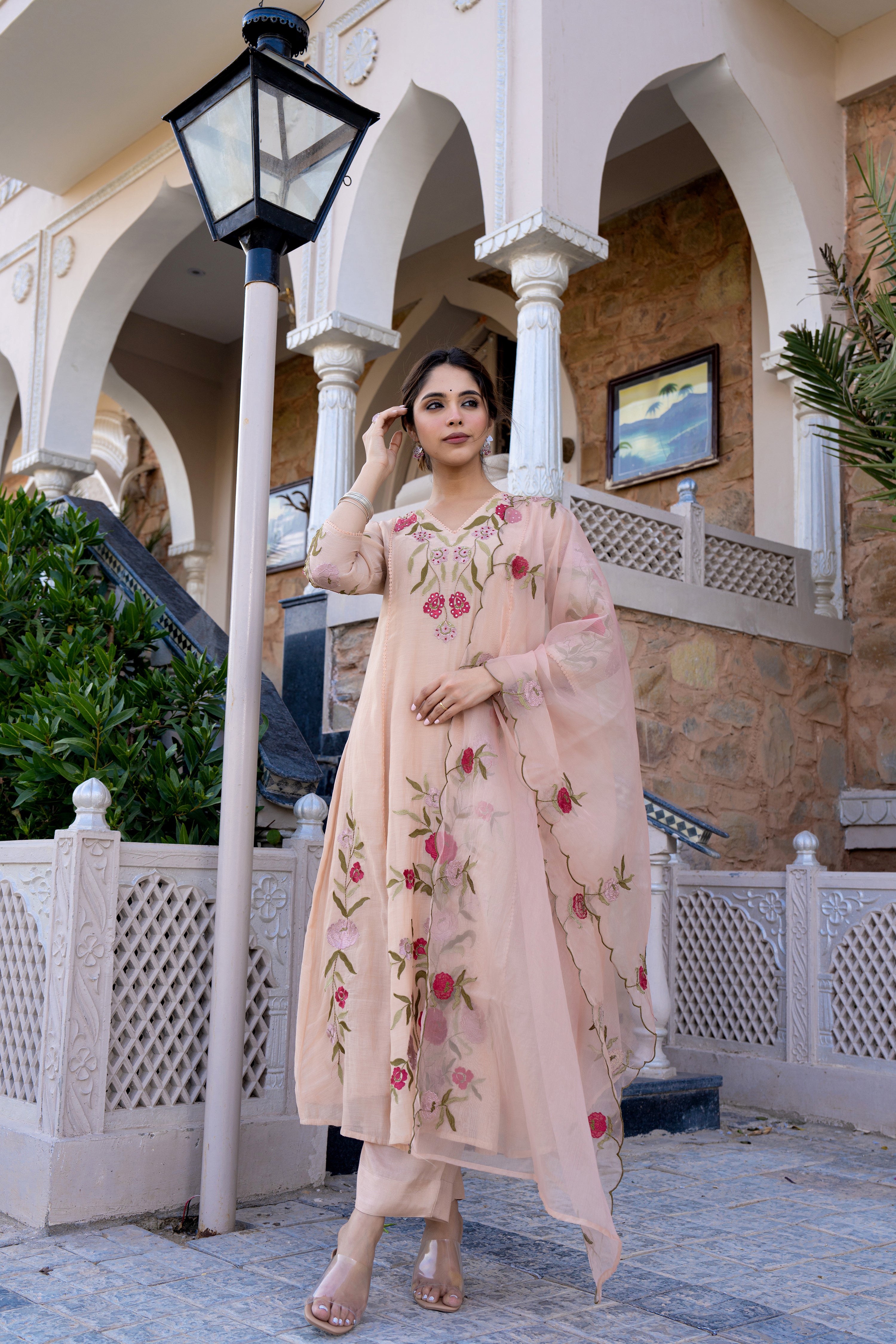 Rosabelle Chanderi Suit Set