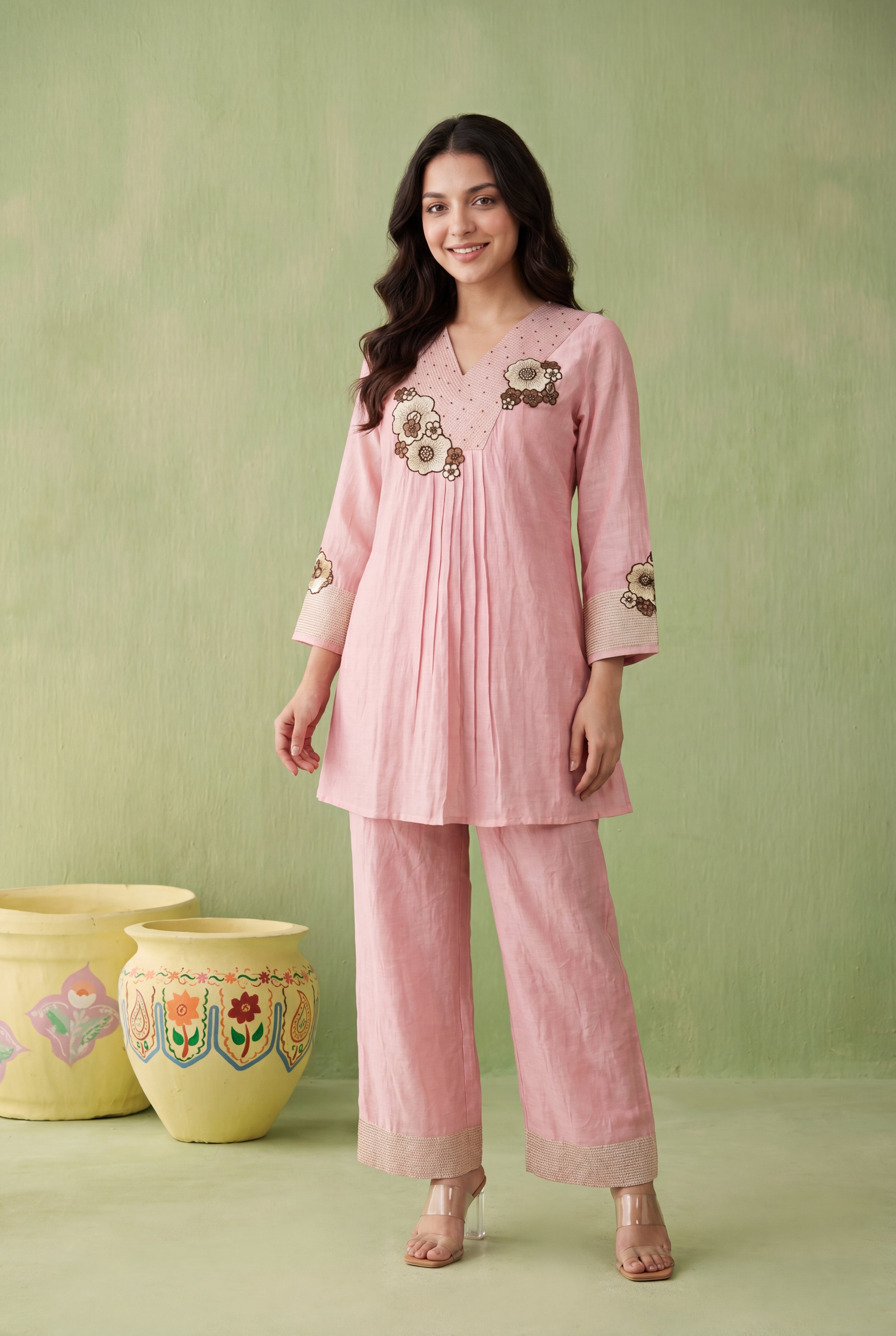 Blush Floral Co-Ord Set