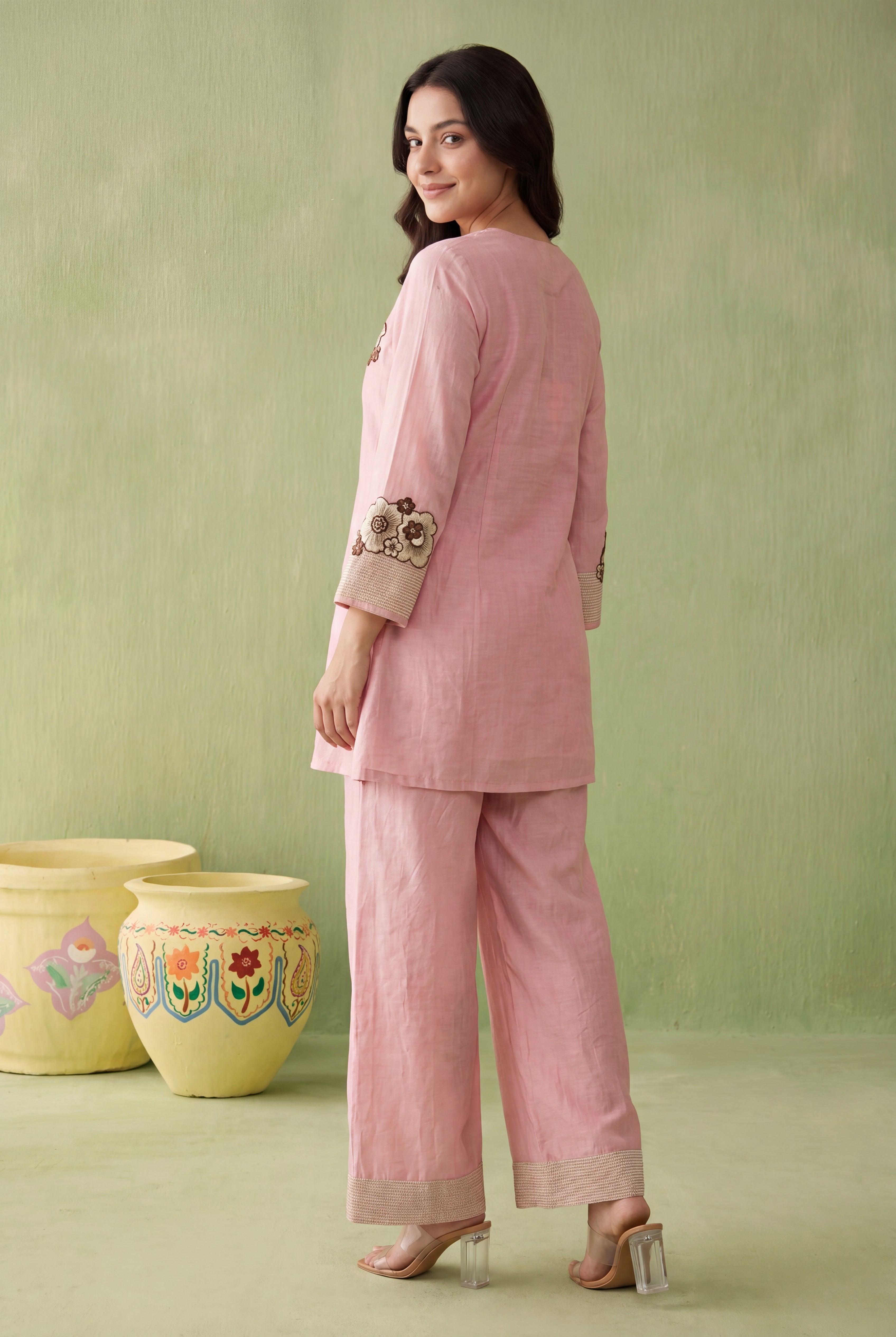 Blush Floral Co-Ord Set
