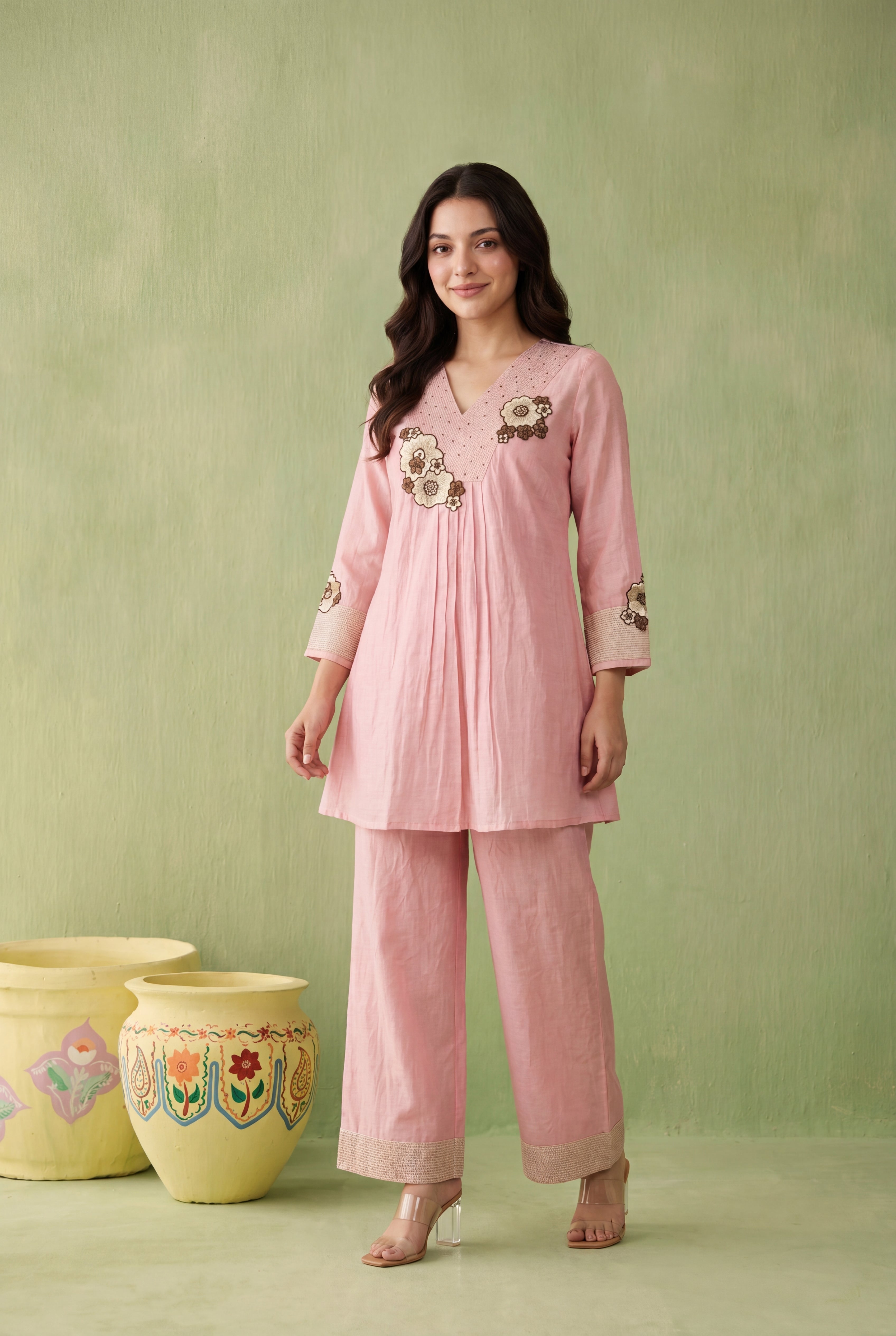 Blush Floral Co-Ord Set