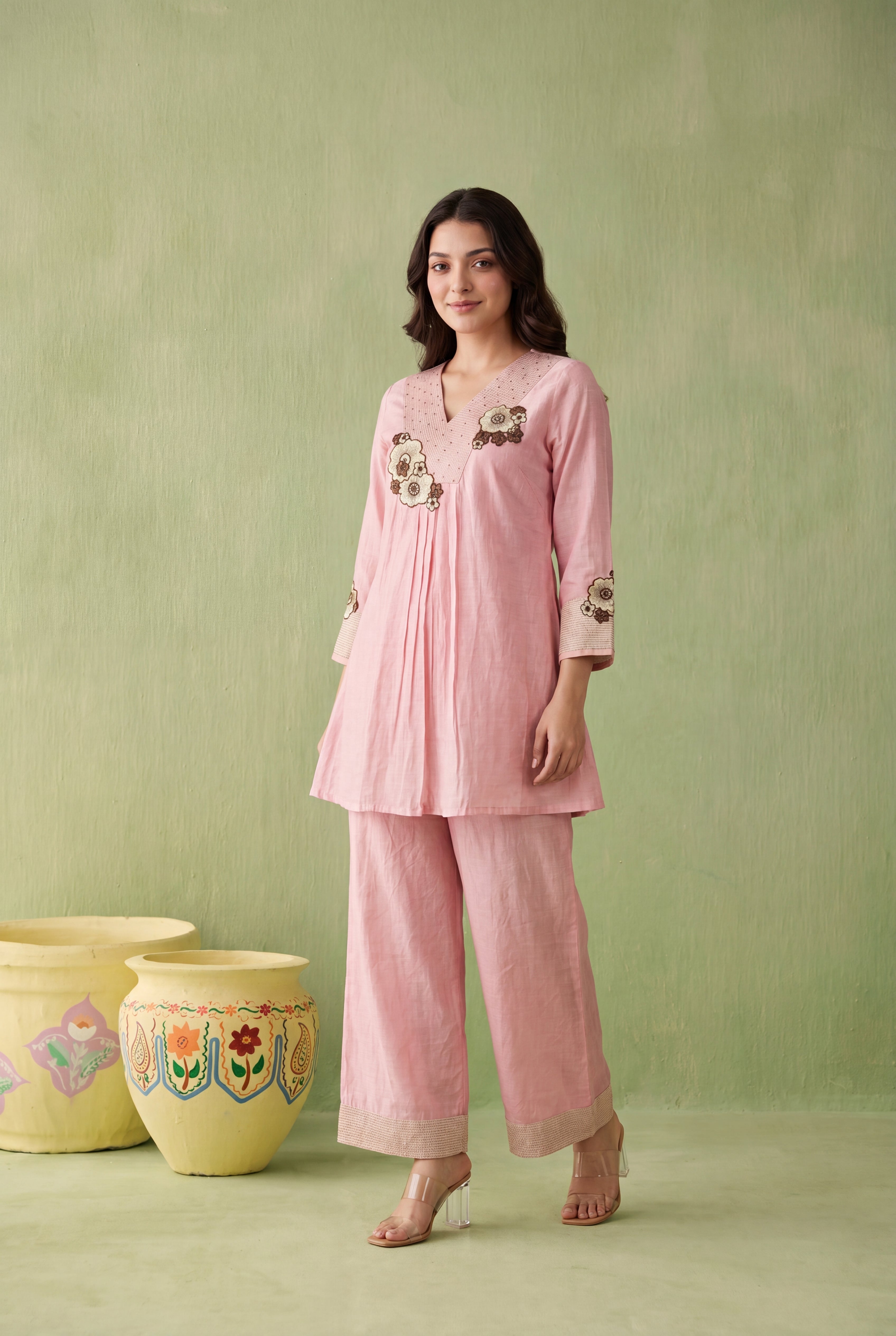 Blush Floral Co-Ord Set
