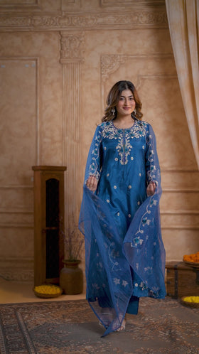 Midnight Royal Blue Suit Set