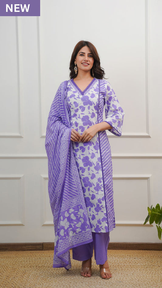 Iris Purple Suit Set