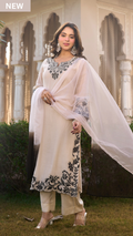 Ivory Shadow Ensemble Suit Set