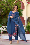Royal Indigo Suit Set
