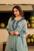 Powder Blue Blossom Suit Set