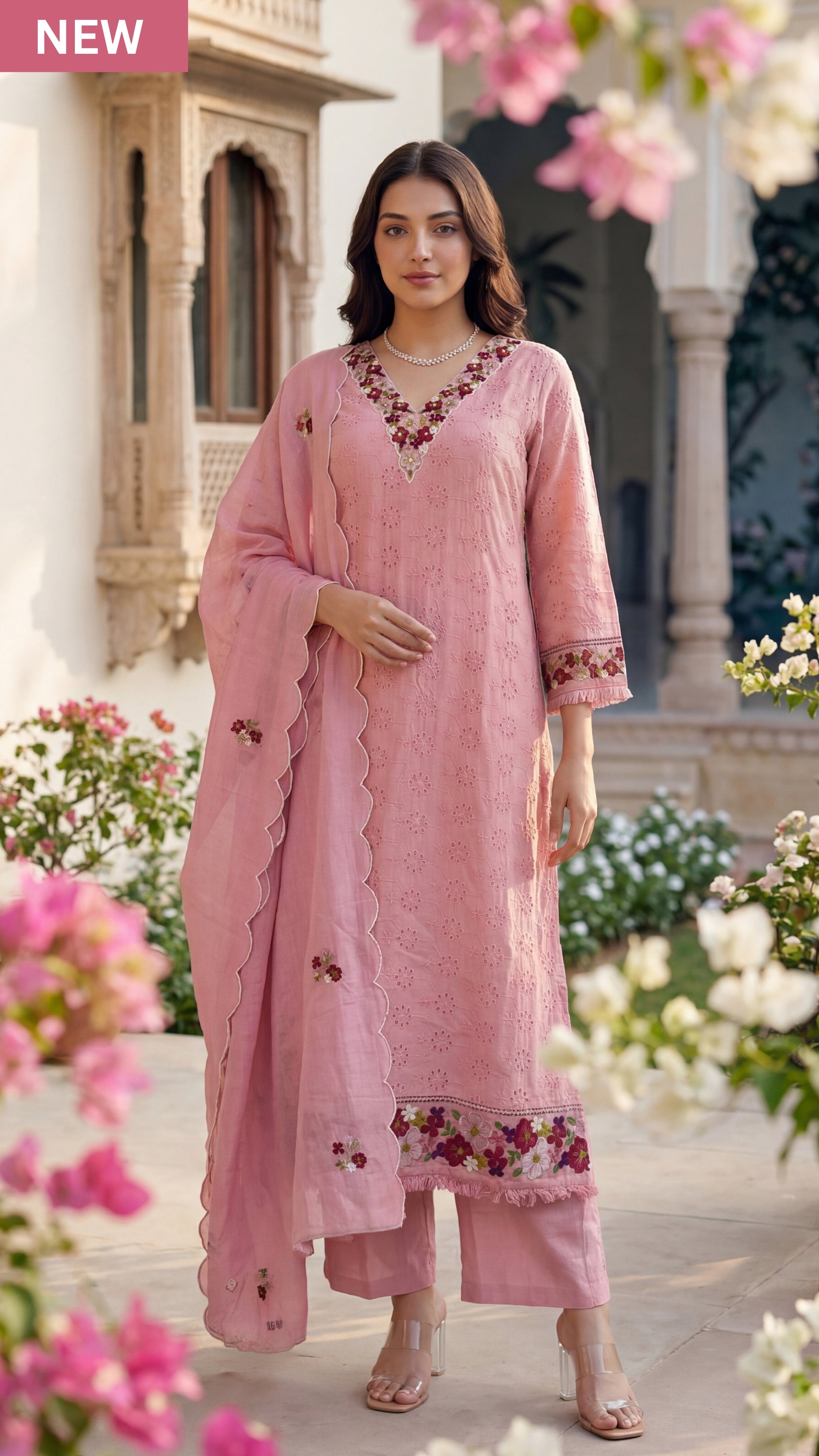 Blush Petal Grace Suit Set