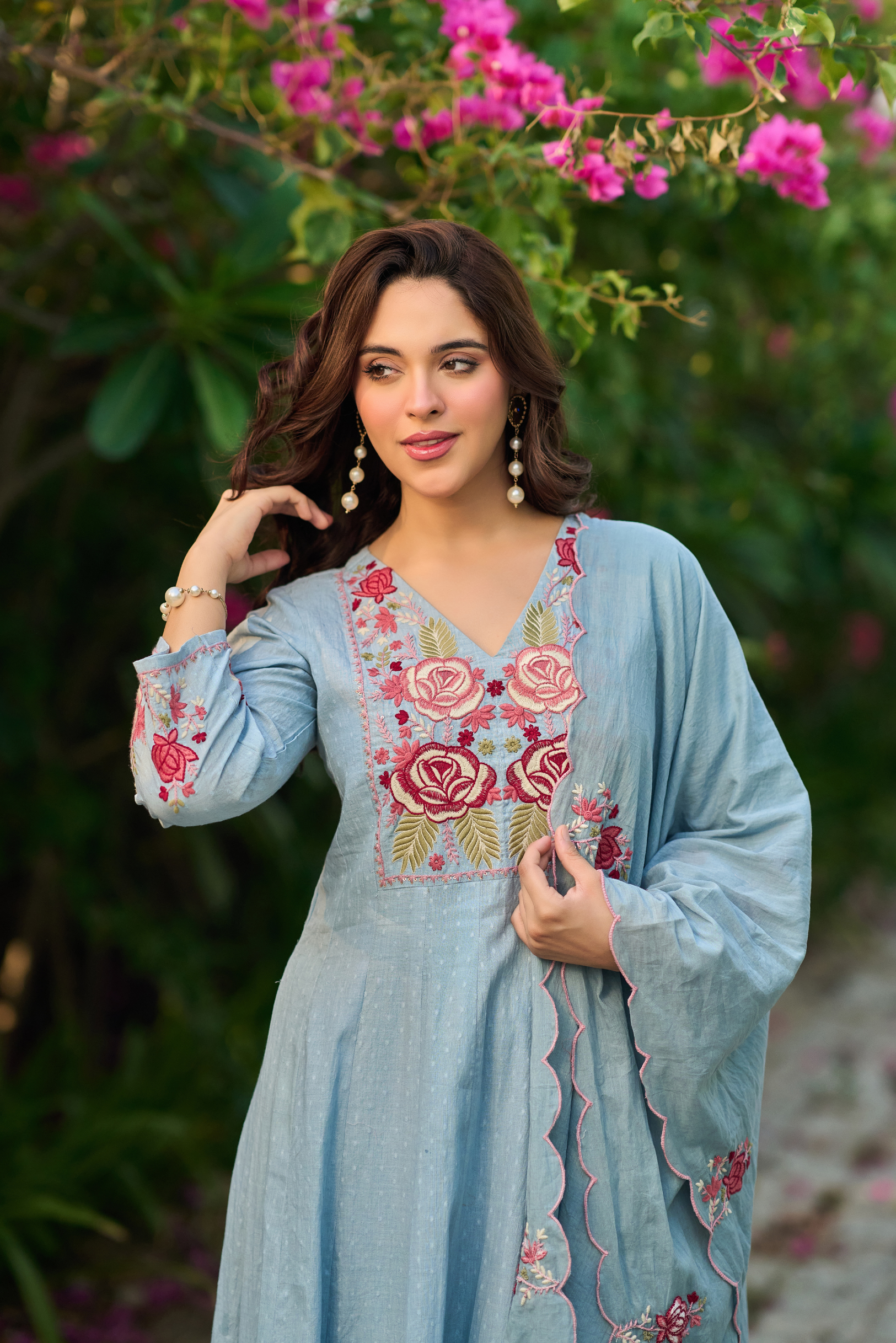 Sky Blossom Suit Set