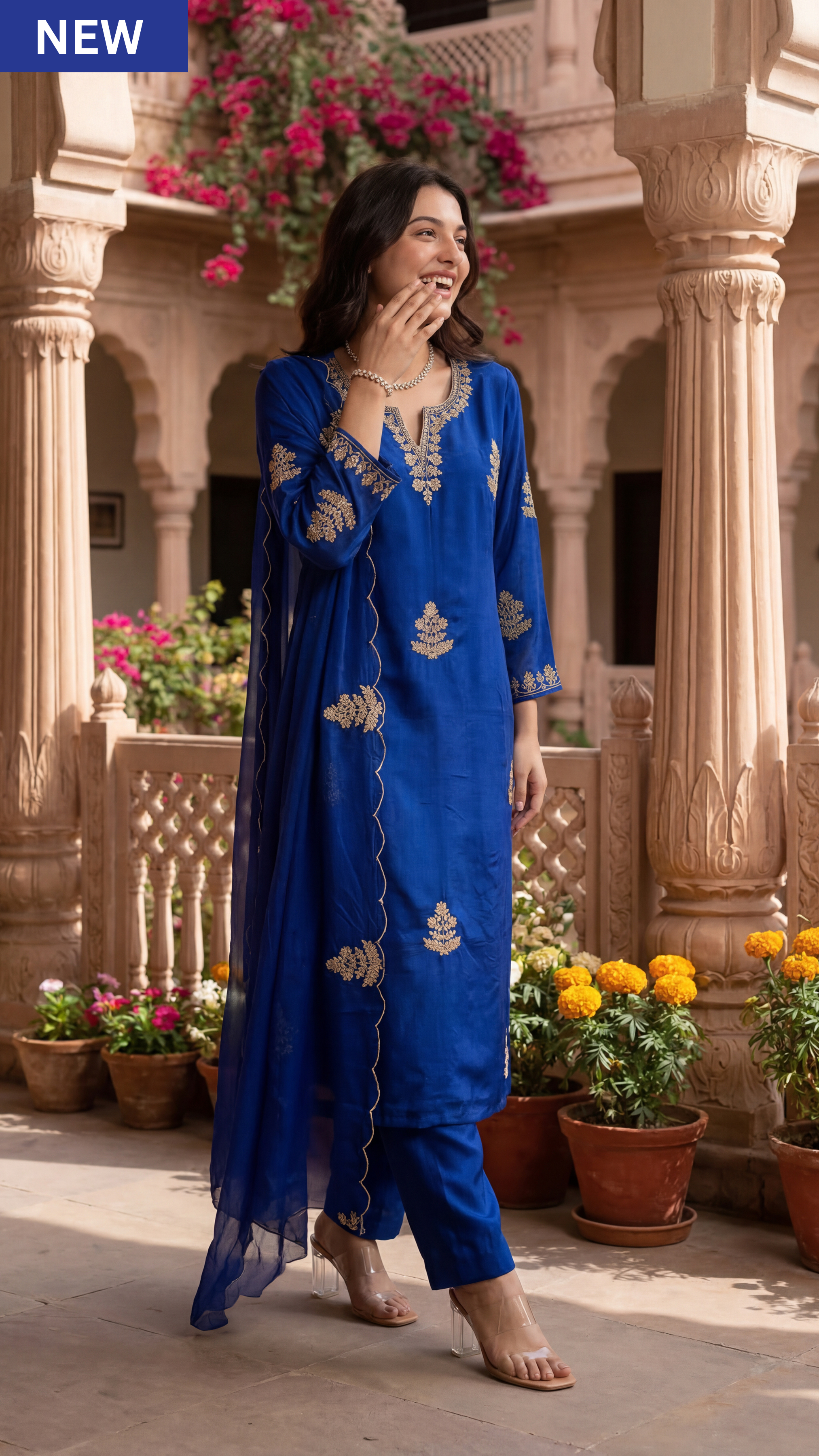 Royal Sapphire Suit Set