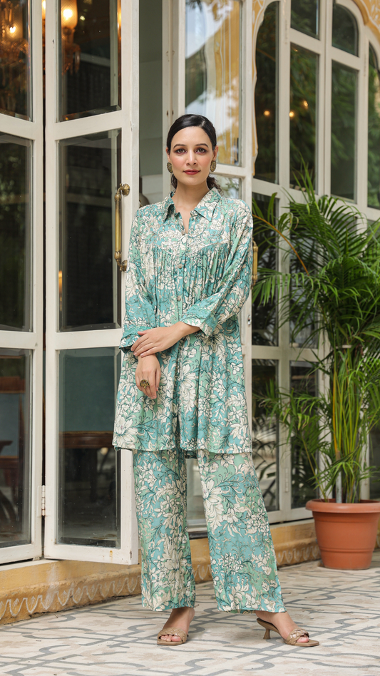 Greenish Co-ord Set