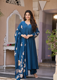 Azure Pleated Grace Set