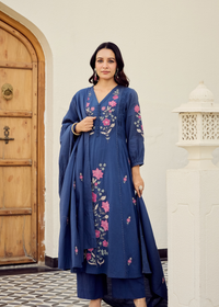 Midnight Bloom Suit Set