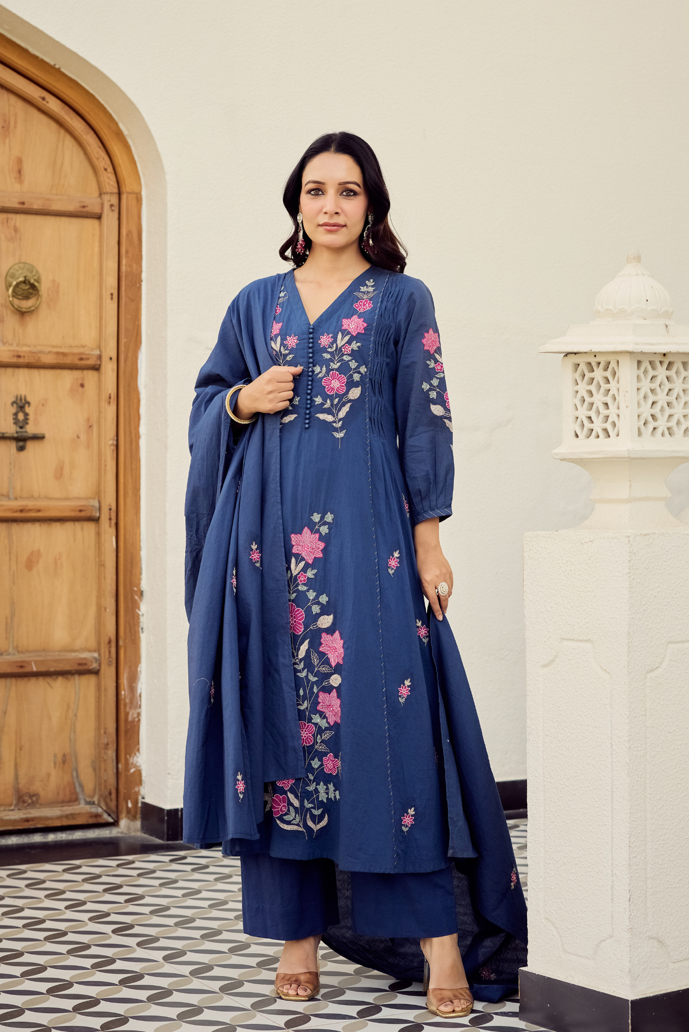 Midnight Bloom Suit Set