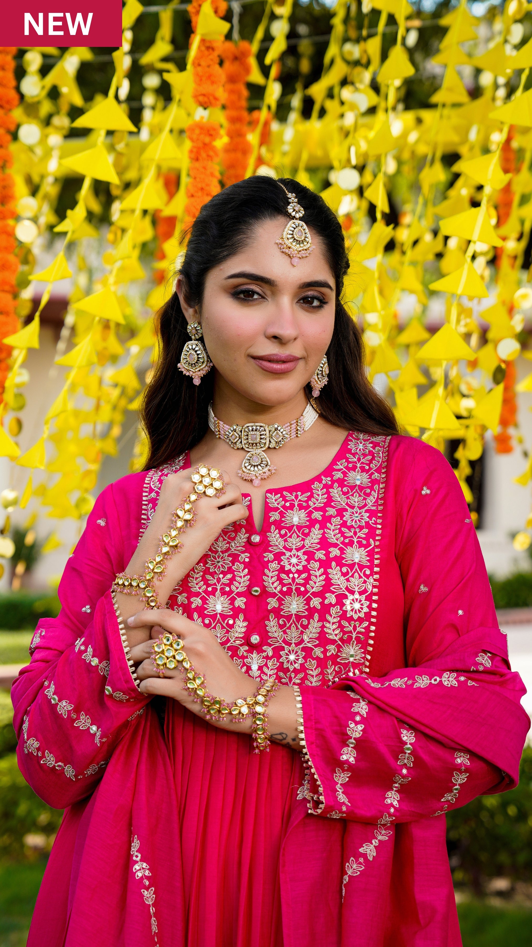 Rani Zari Pink Suit Set