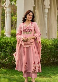 Pink Bloom Suit Set