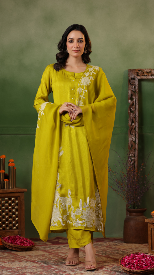 Luxury Mustard Suit set