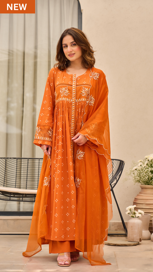 Sunset Glow Cotton Ensemble