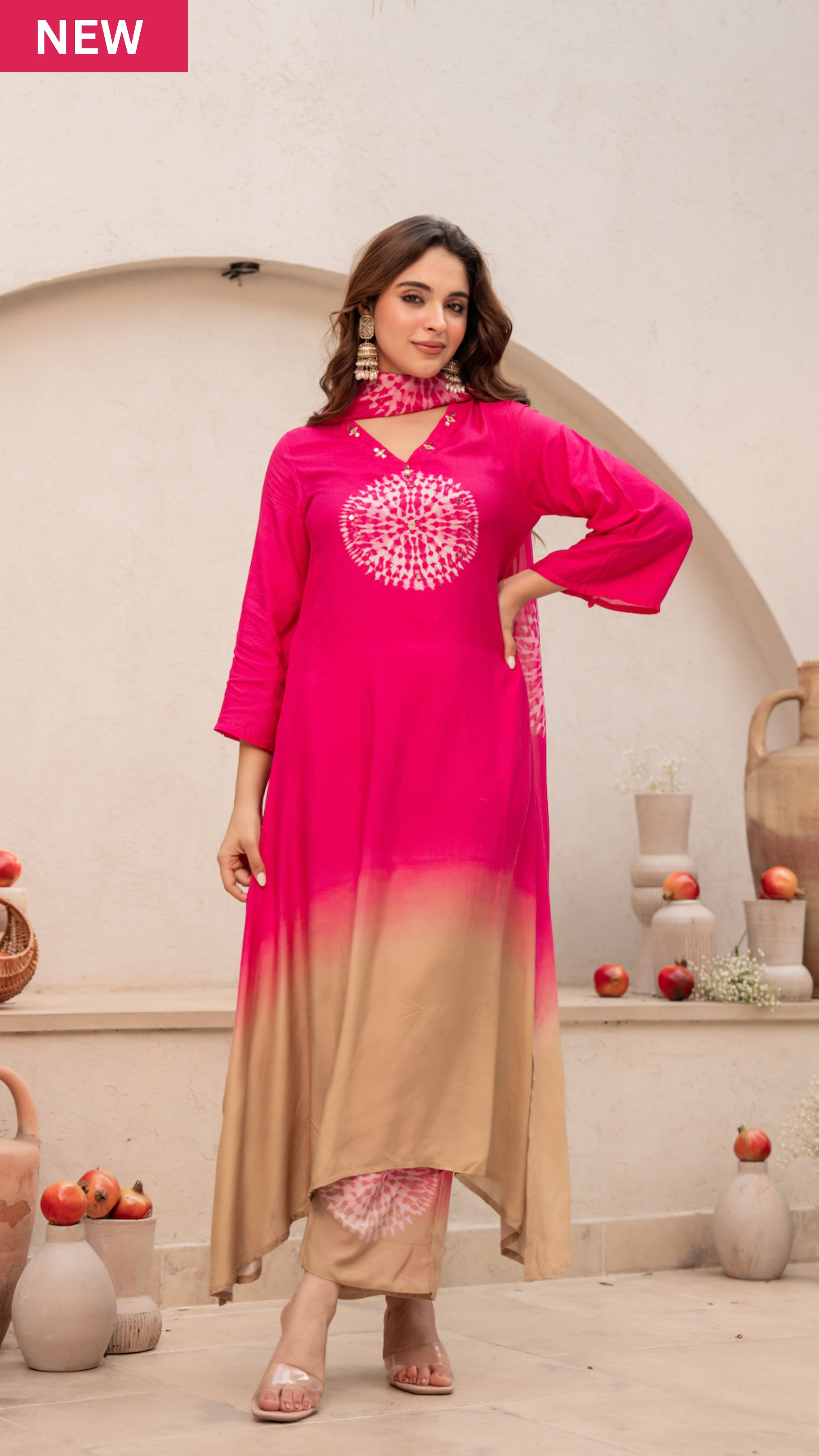 Fuchsia Bloom Magic Suit Set