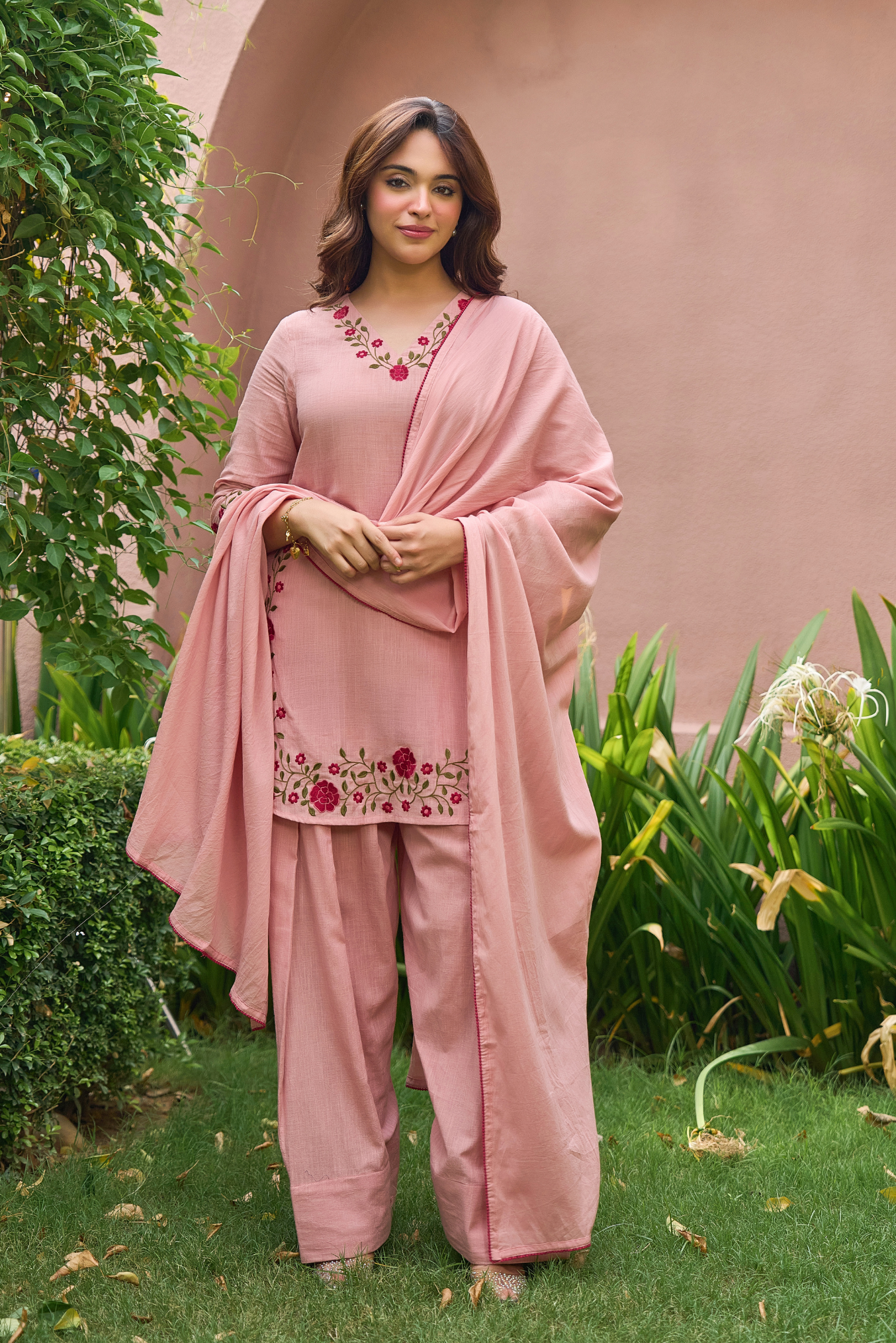 Blush Pink Suit Set