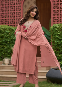 Blush Rosette Suit Set