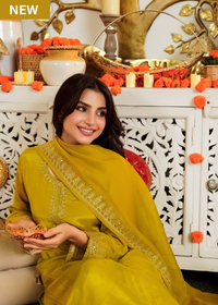 Amber Marigold Aura Suit Set