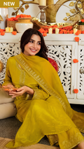 Amber Marigold Aura Suit Set
