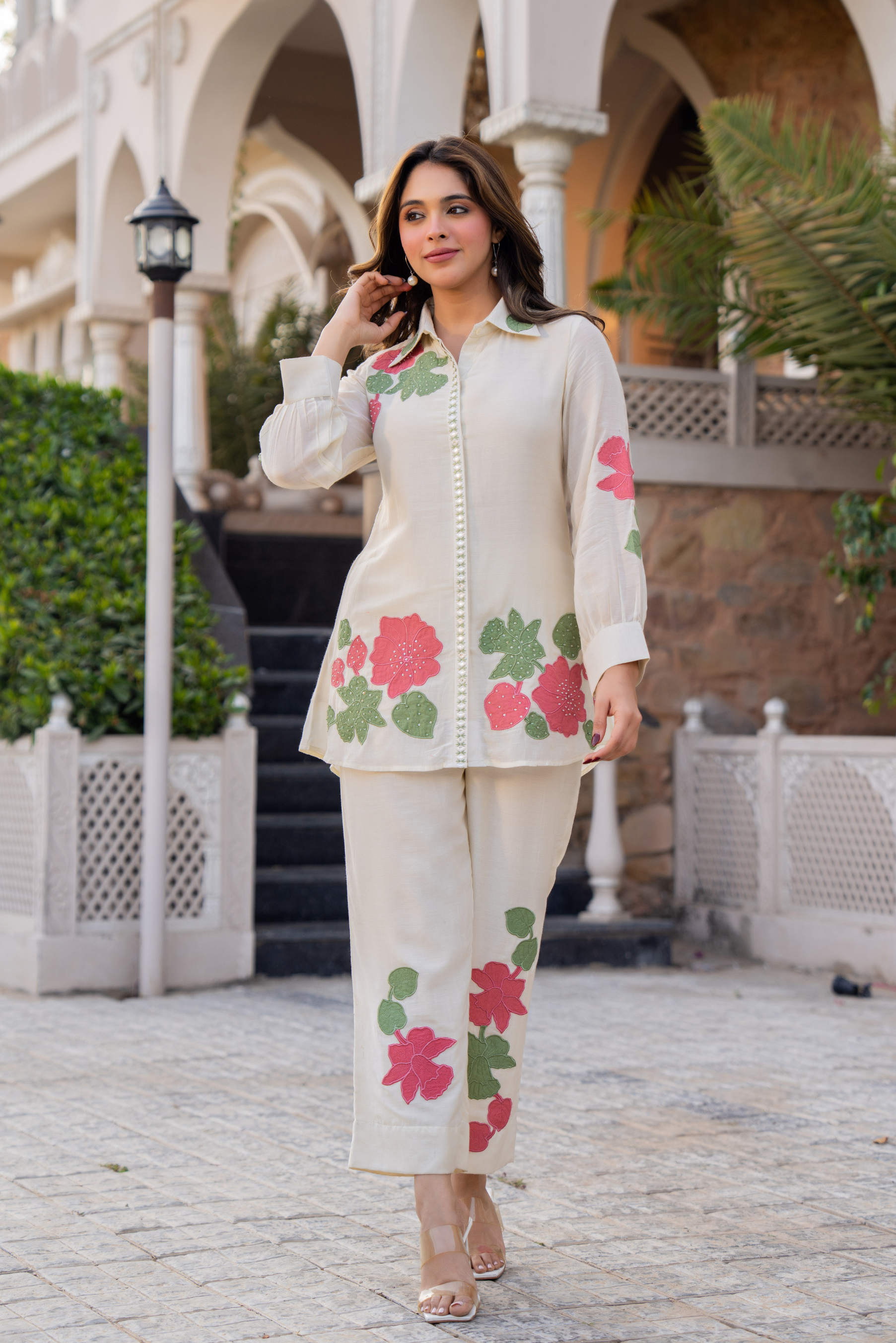 Ivory Blossom Co-ord Set