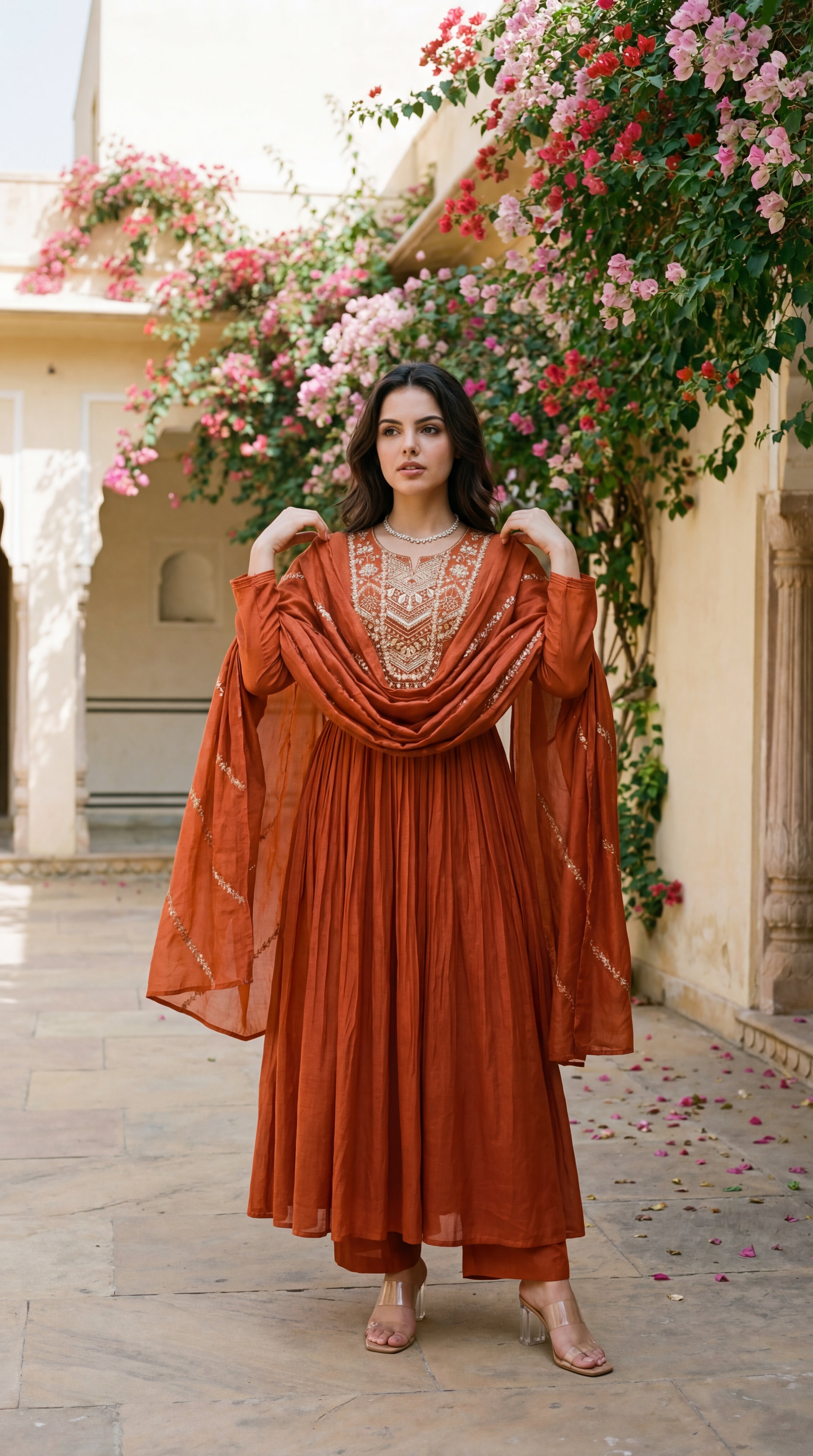 Amber Aura Mulberry Suit Set