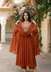 Amber Aura Mulberry Suit Set