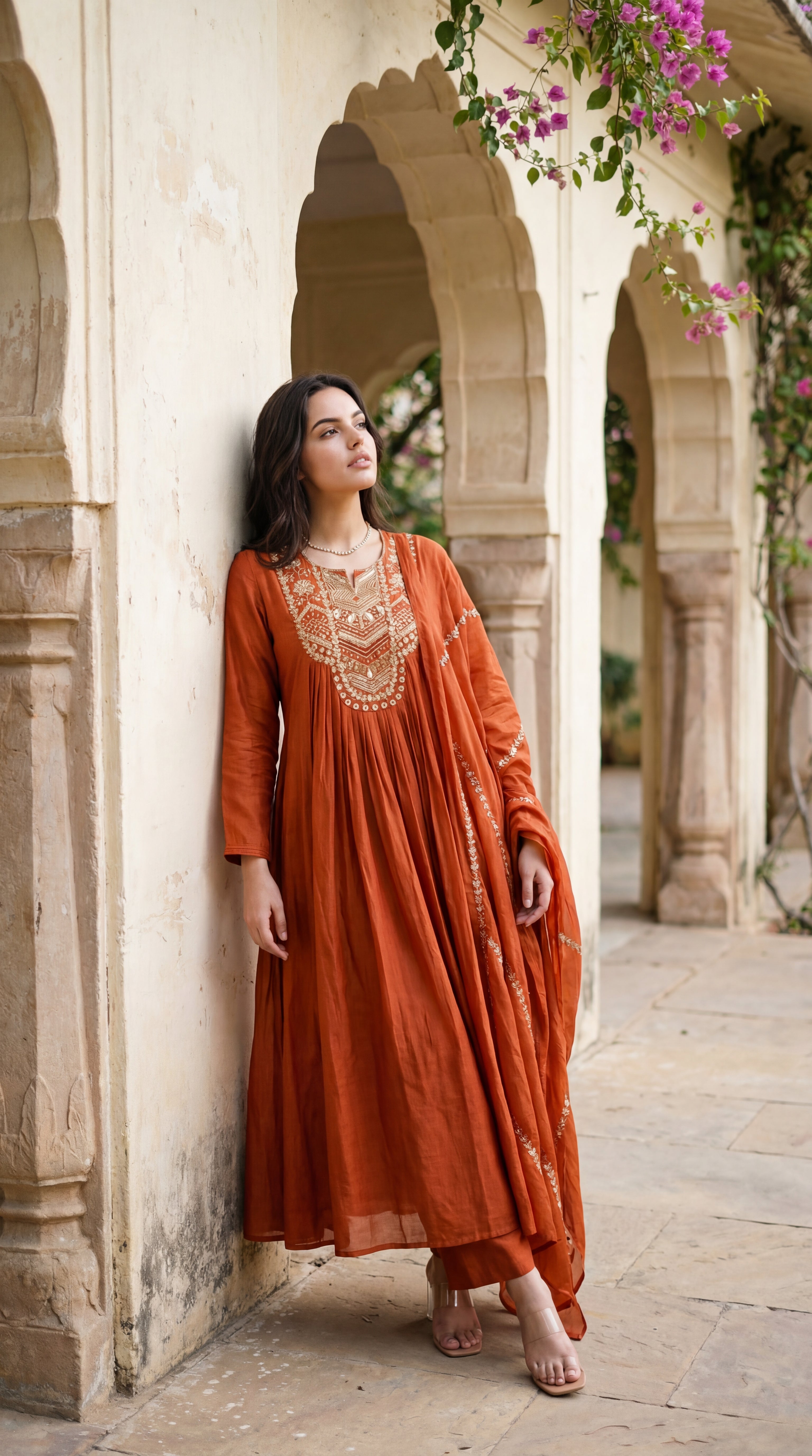 Amber Aura Mulberry Suit Set