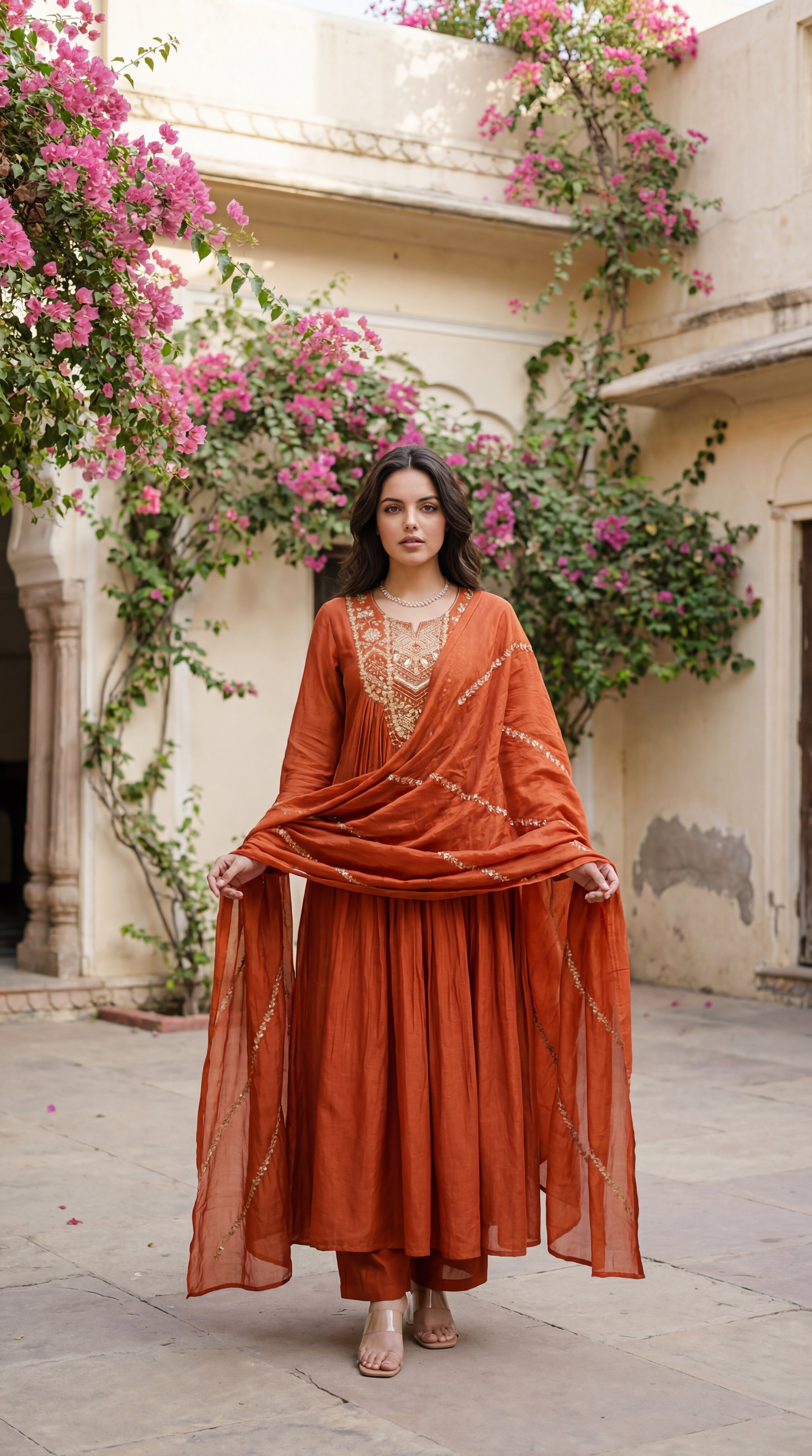 Amber Aura Mulberry Suit Set