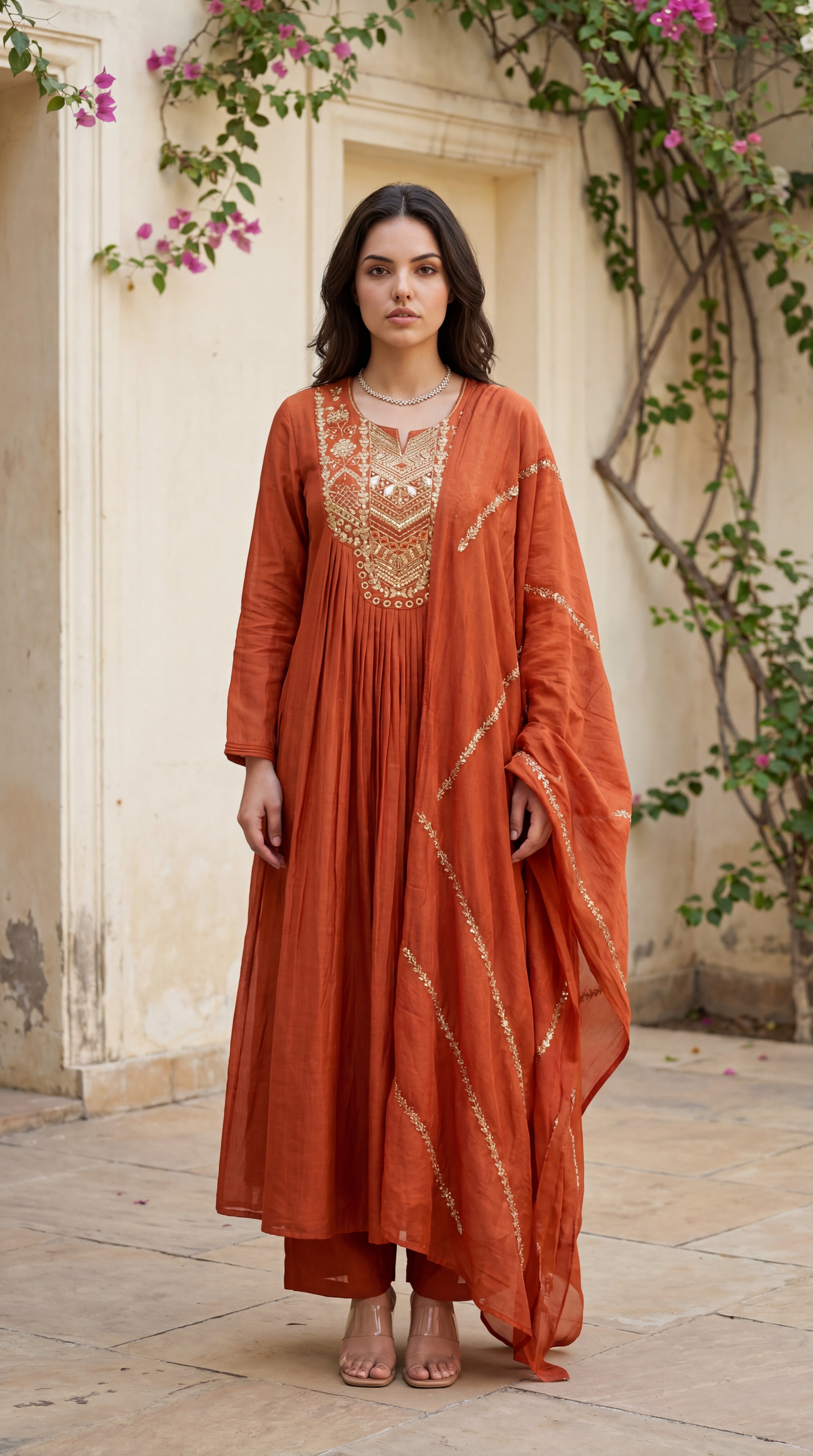 Amber Aura Mulberry Suit Set