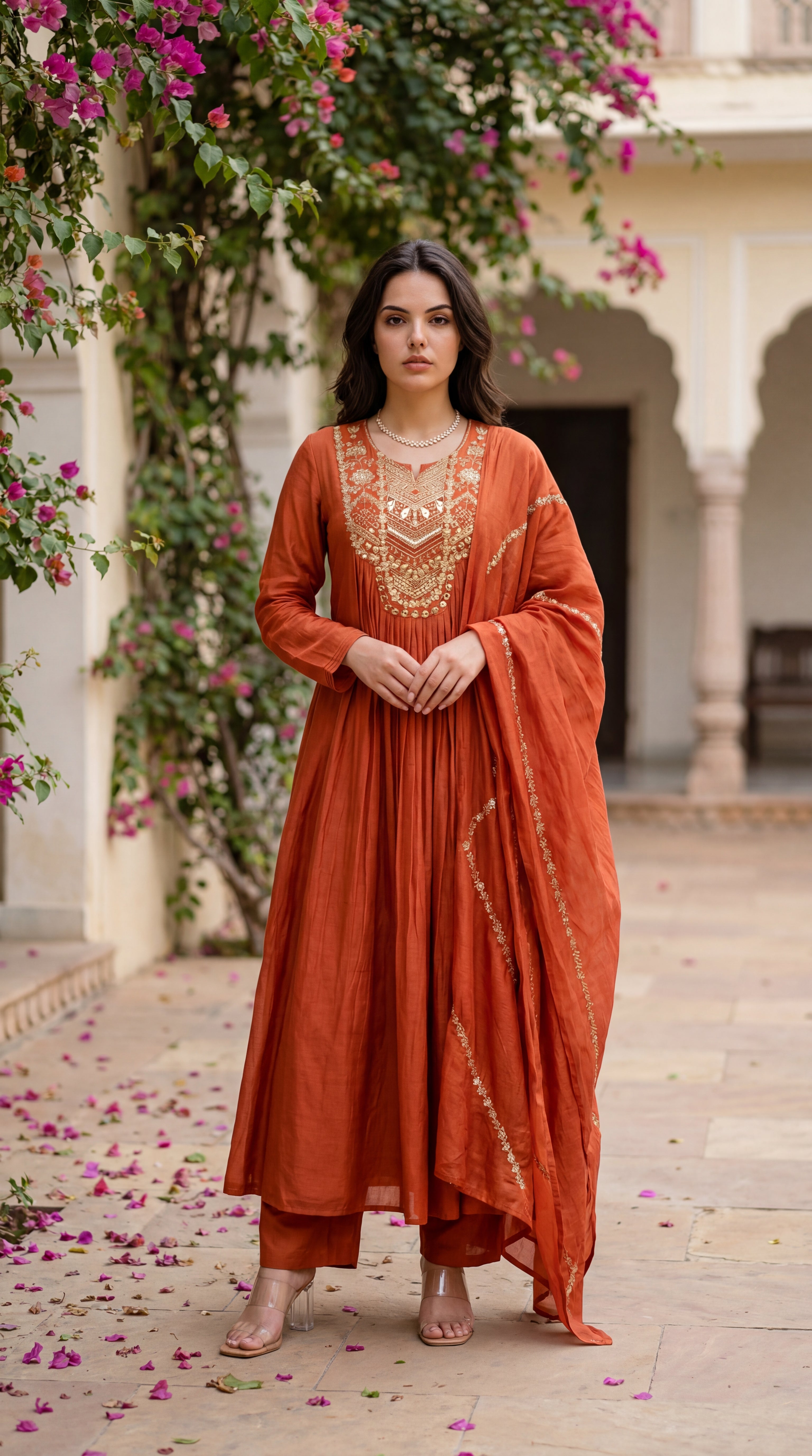 Amber Aura Mulberry Suit Set